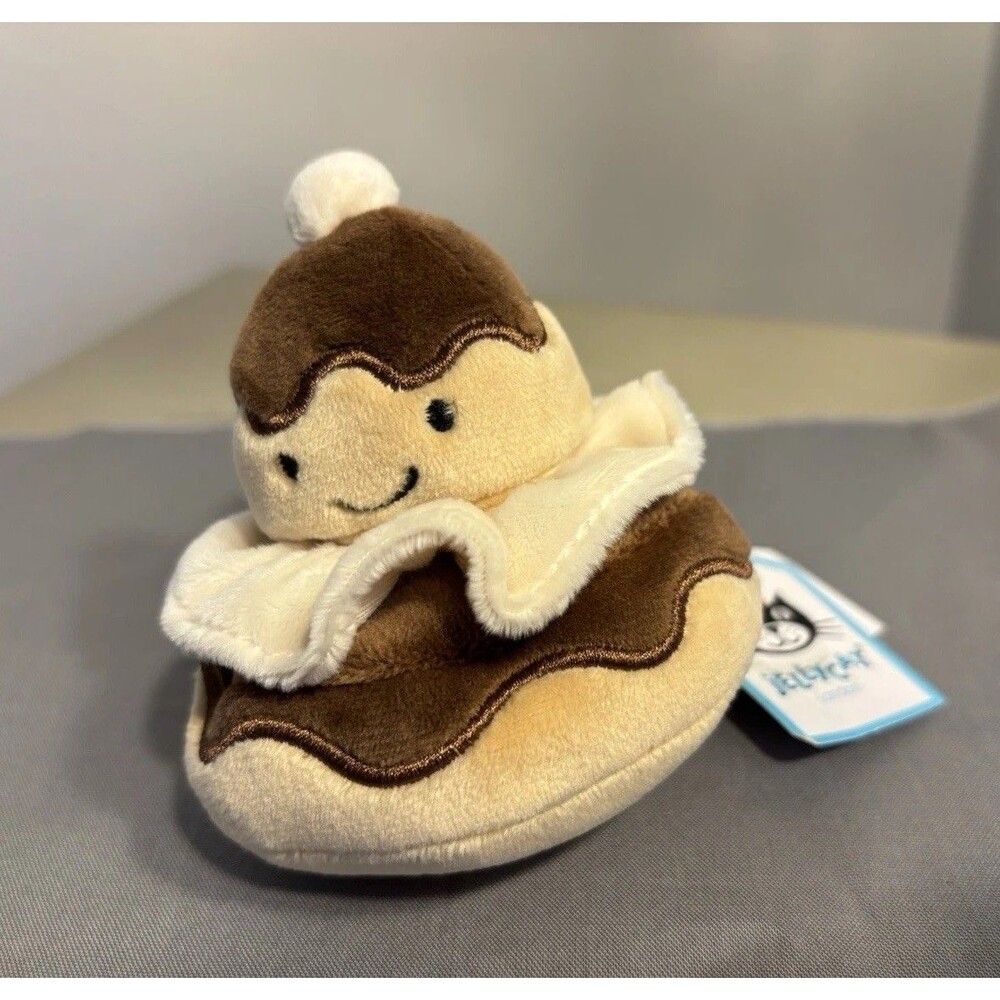 Jellycat Pretty Religieuse Plush Pretty Patisserie Chocolate Pastry NWT PRET3PR
